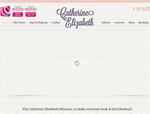 Tablet Screenshot of catherine-elizabeth.co.uk